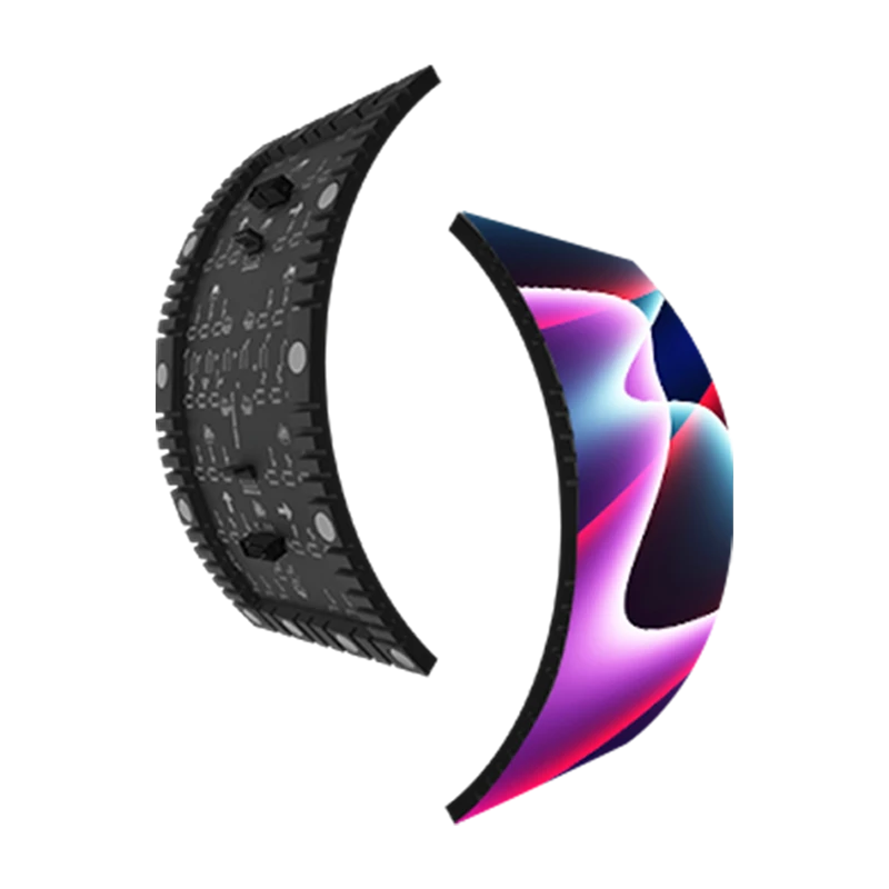 Pantalla LED curva para exteriores